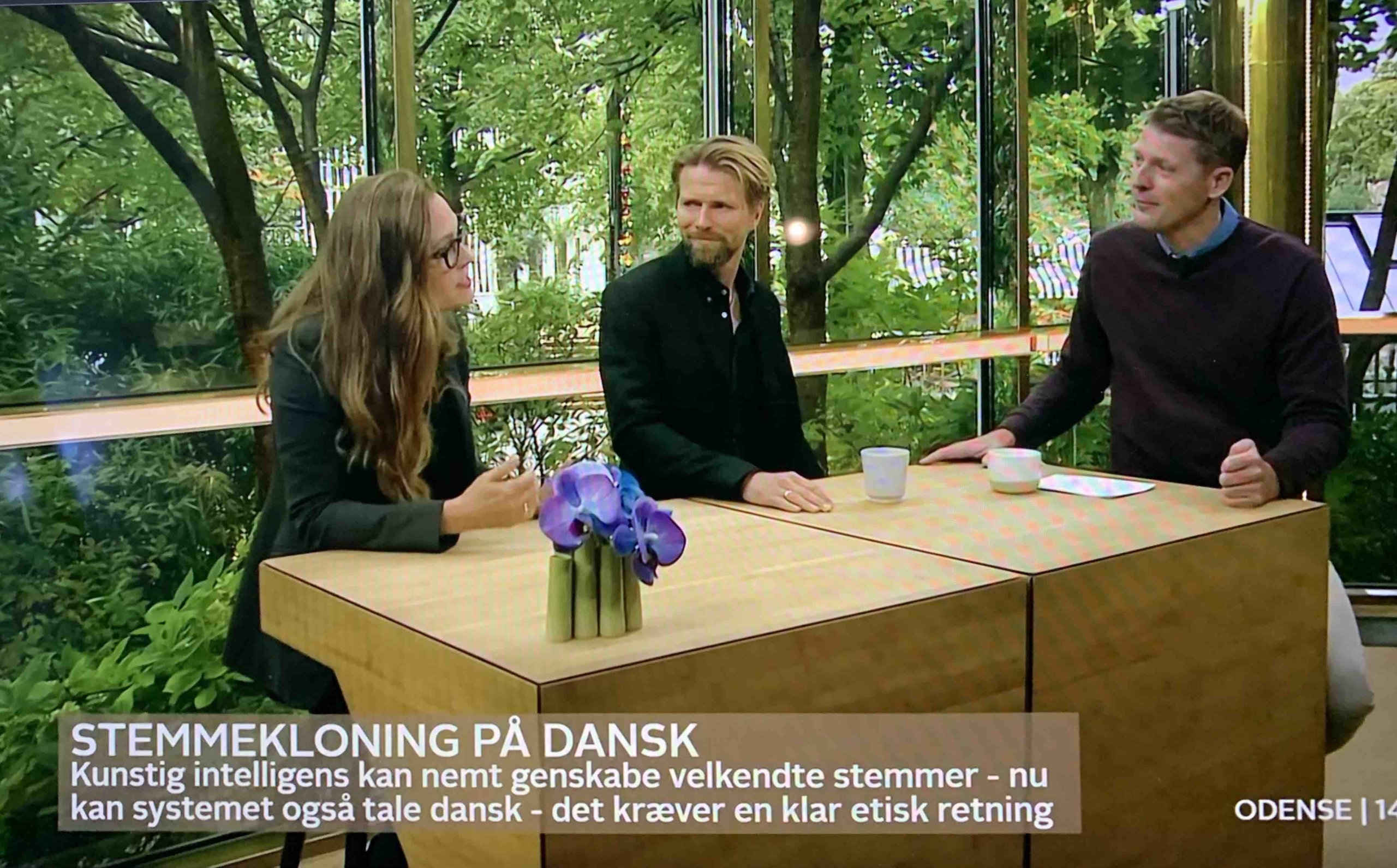 Stemmekloning på fem minutter Taler om stemmekloning med AI i Go Morgen Danmark